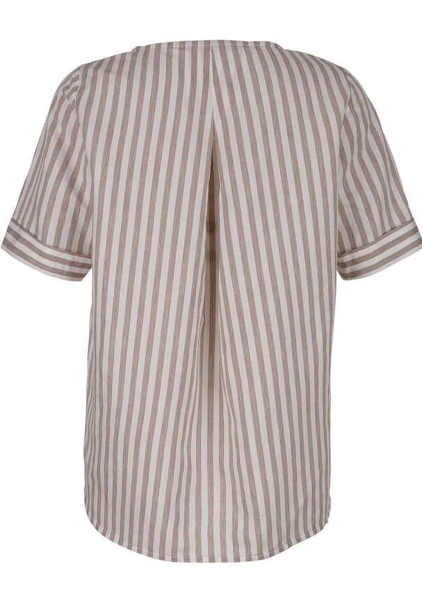 Streifenbluse mit Halbarm 5