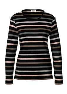 T-shirt rayé en douce maille interlock thumbnail 2