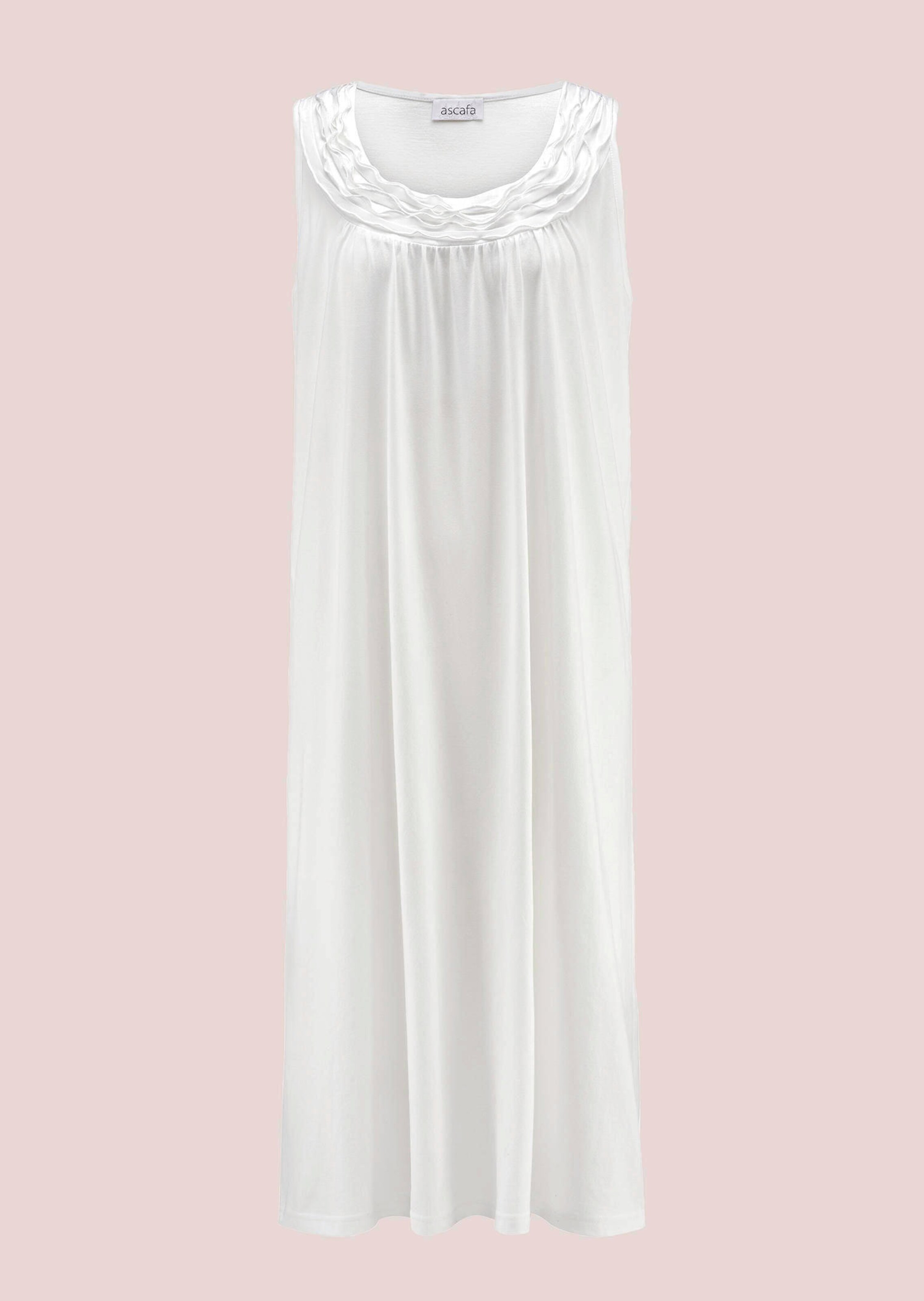 Längeres Nachthemd mit Rüschen