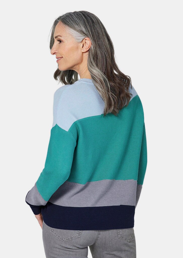 Strickpullover mit Blockstrick 2