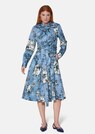 Shirt dress with natural motif print thumbnail 2