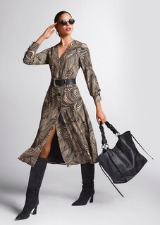 Wildlederstiefel mit Absatz thumbnail 2