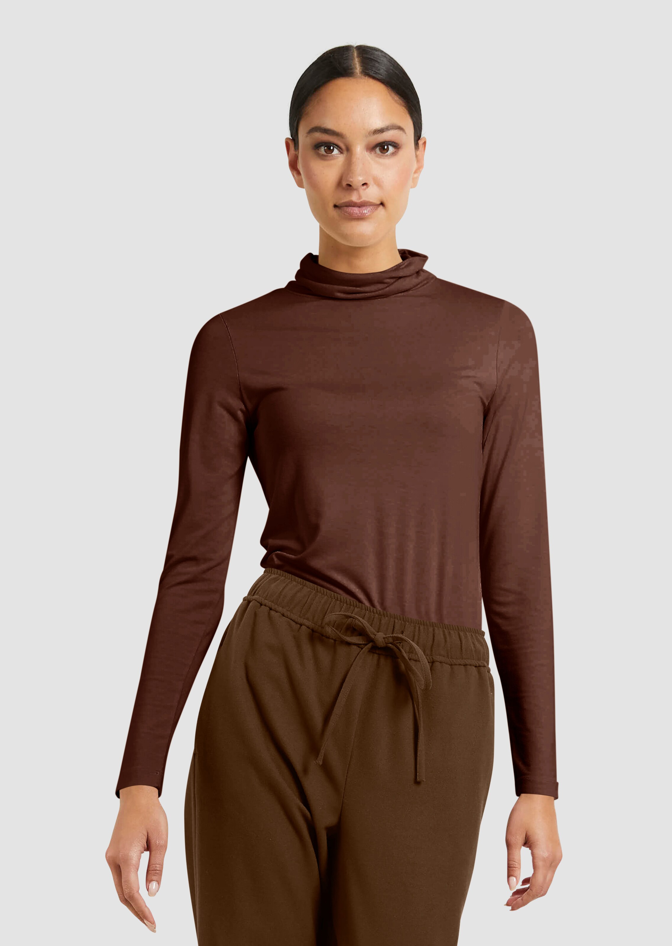 Longsleeve mit Rollkragen
