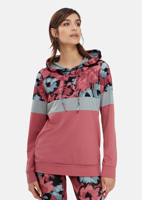 Sweatshirt in a colour-blocked look