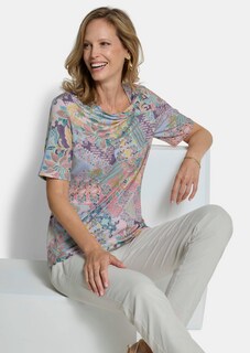 Jersey-Shirt mit Knotendetail thumbnail 4