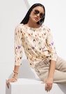 Stretchshirt mit Schuhprint thumbnail 1
