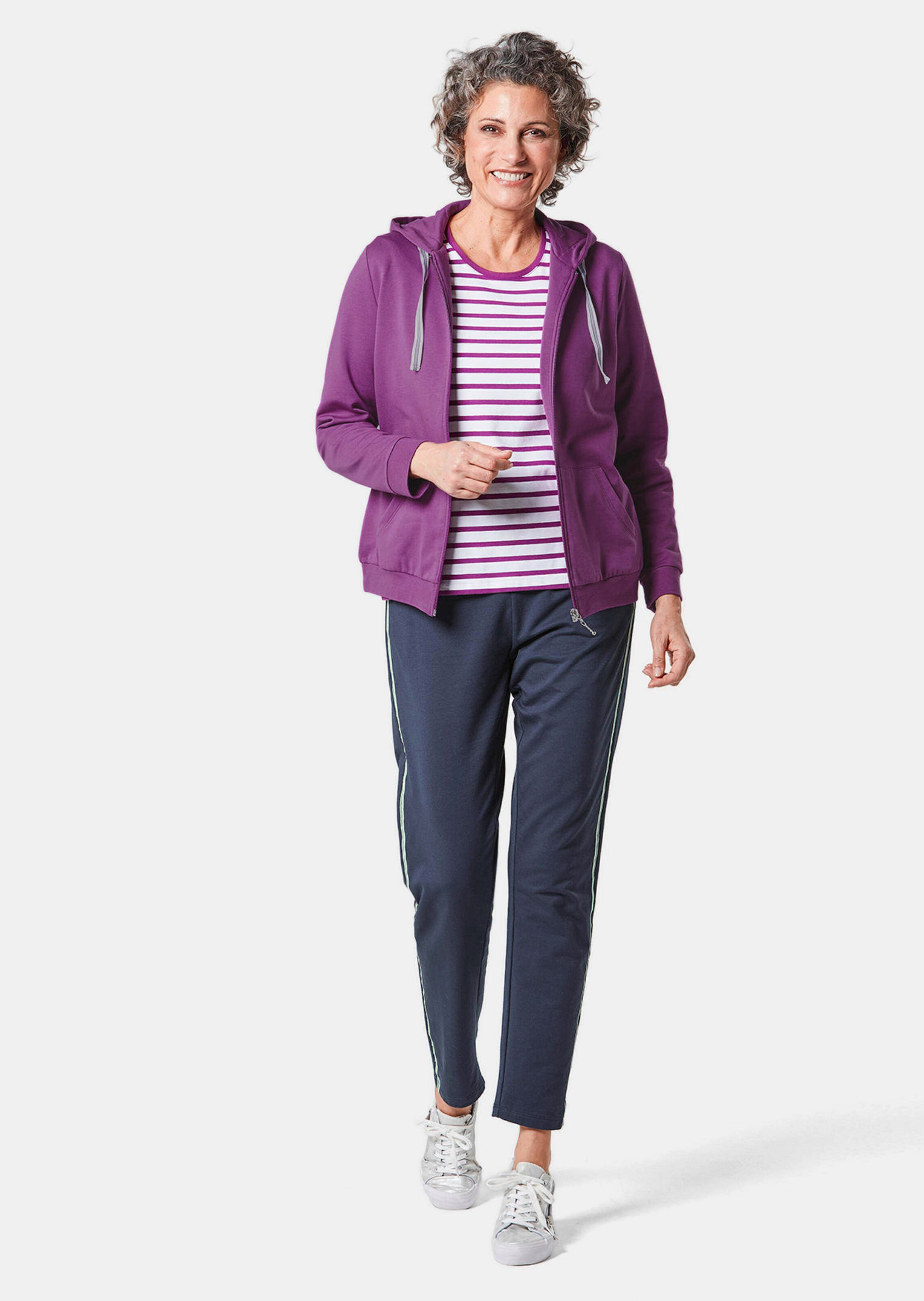 Veste à capuche - lilas - Gr. 42 de Goldner Fashion