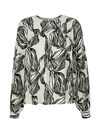 Bluse mit Allover Floral thumbnail 6