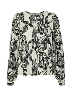 Bluse mit Allover Floral thumbnail 6
