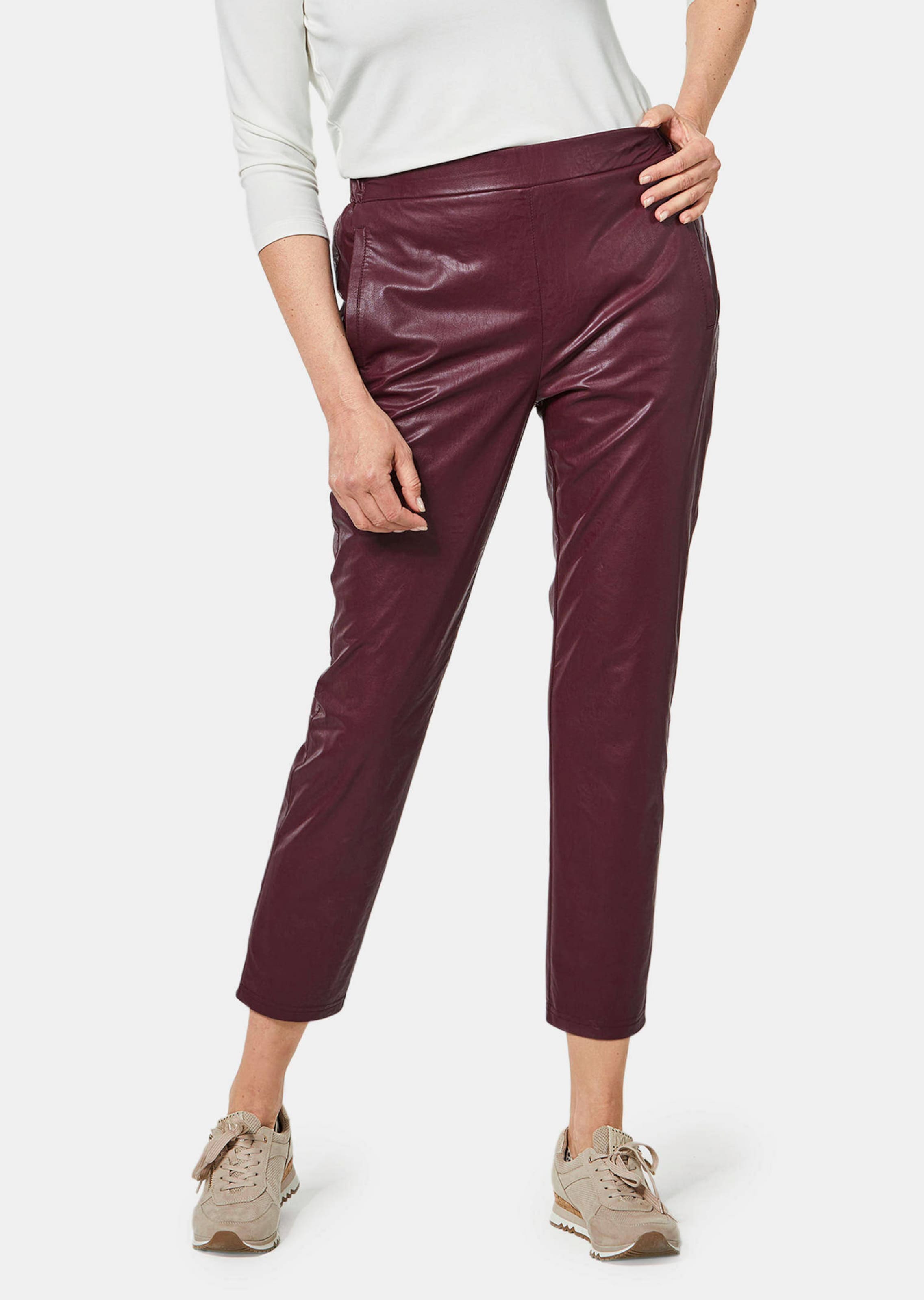 Pantalon aspect cuir