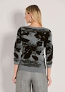 Jacquard-Pullover mit 3/4-Ärmeln thumbnail 3