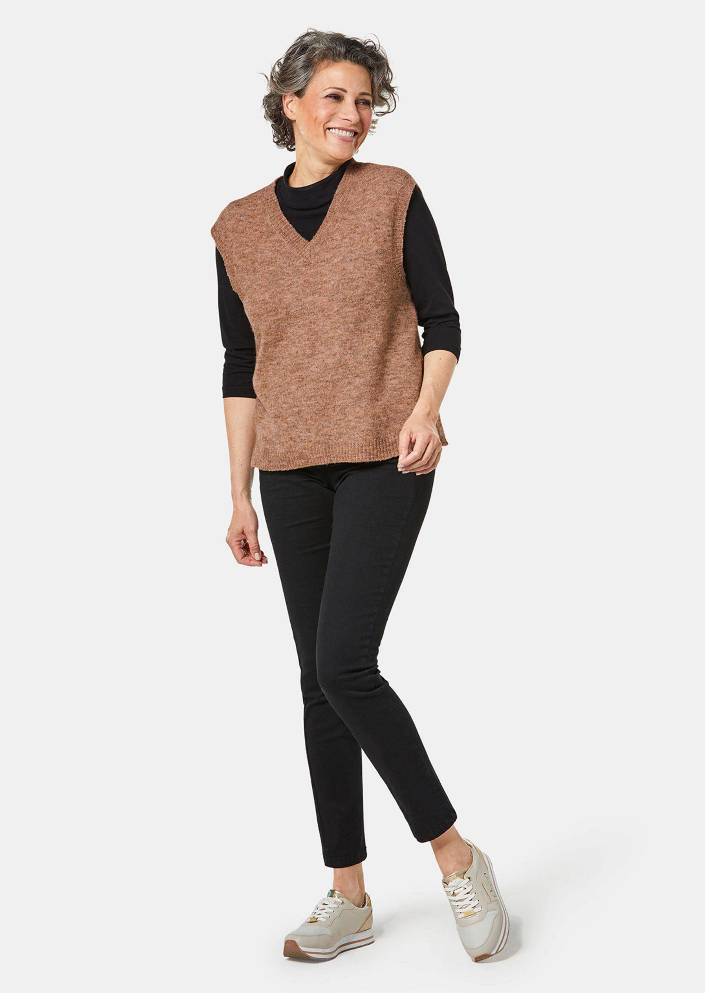 Débardeur - brun / mélangé - Gr. 56 de Goldner Fashion