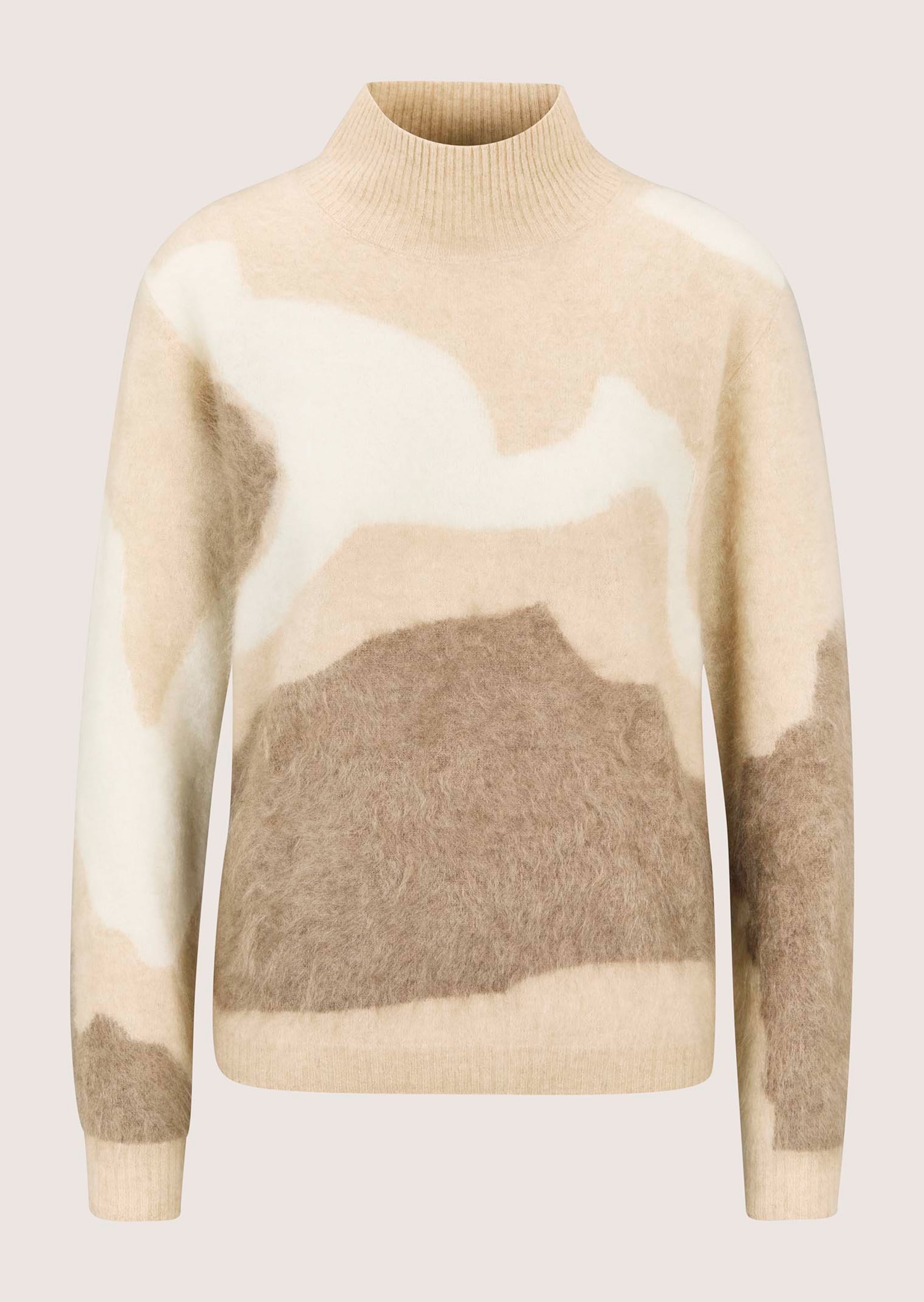Gebrushter Kaschmirpullover