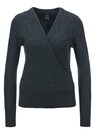 Wickelpullover mit V-Ausschnitt thumbnail 1