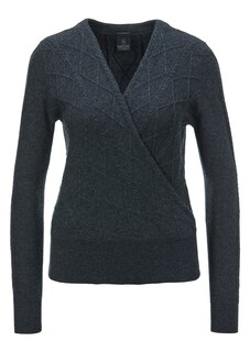 Wickelpullover mit V-Ausschnitt thumbnail 1
