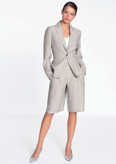 Highwaist-Bermuda in sommerlicher Leinenqualität thumbnail 2