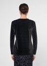 Langarmshirt in Samt-Optik thumbnail 3