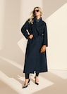 Manteau long en laine avec ceinture à nouer thumbnail 7