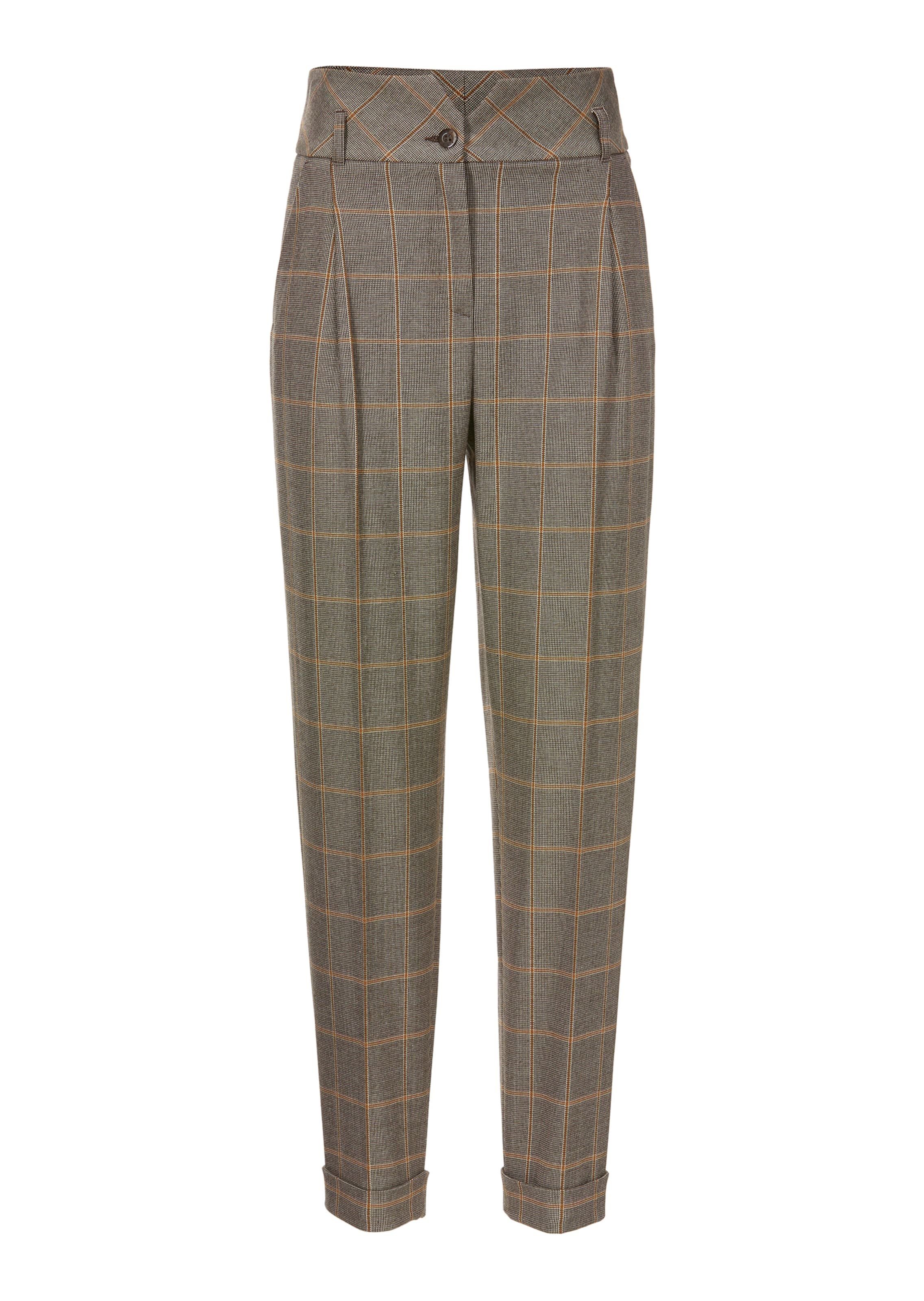 NWT Brunello Cucinelli Belted Wool Check Trousers Pants Plaid Windowpane  Gray 12 | eBay