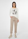 Corduroy broek met elastische band thumbnail 2