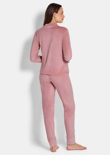 Hausanzug aus samtigem Micro-Fleece thumbnail 2