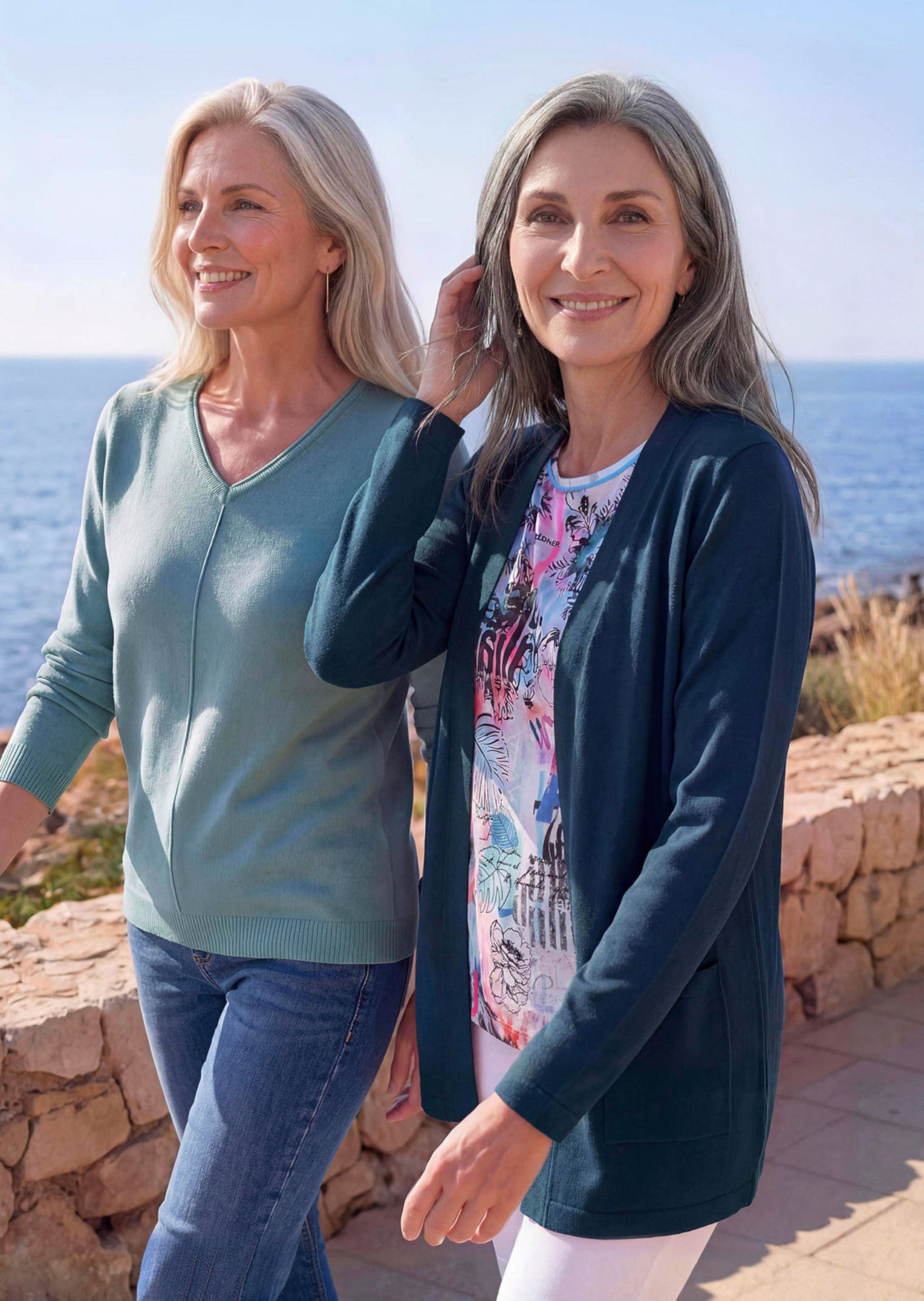 Verschlussloser Cardigan aus COTTAMIRA