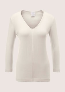 Baumwollpullover mit V-Ausschnitt thumbnail 1