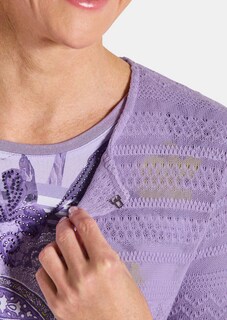 Leichte Shirtjacke in Ajourstrick-Optik thumbnail 5
