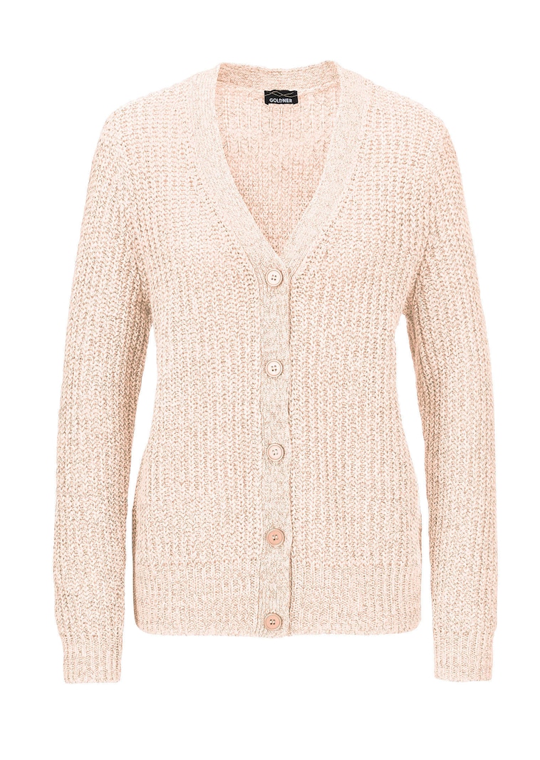 Tricot jasje van meerkleurig lintjesgaren