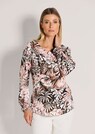 Bluse mit Blätterprint thumbnail 1