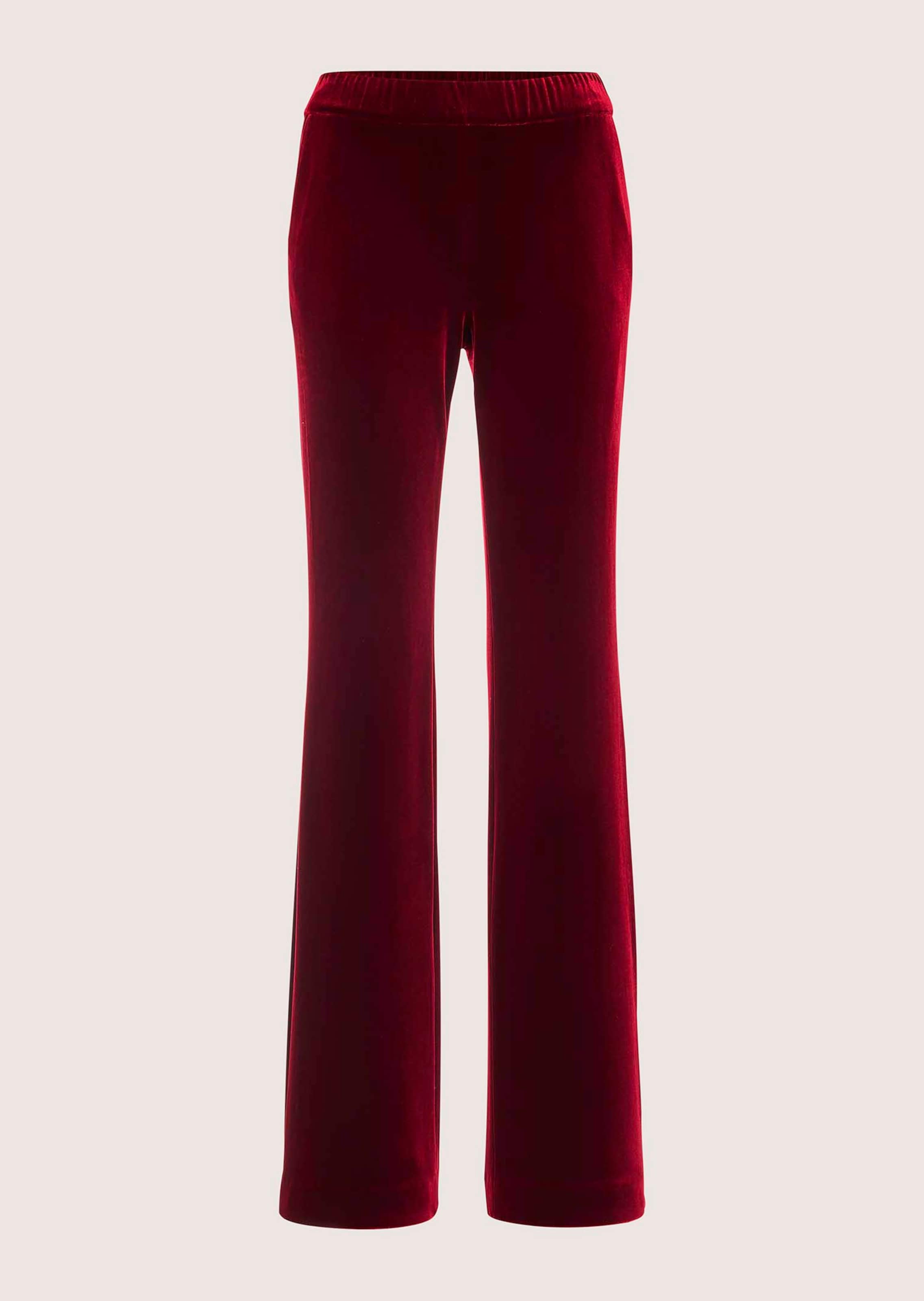 Weite Samthose zum Schlüpfen