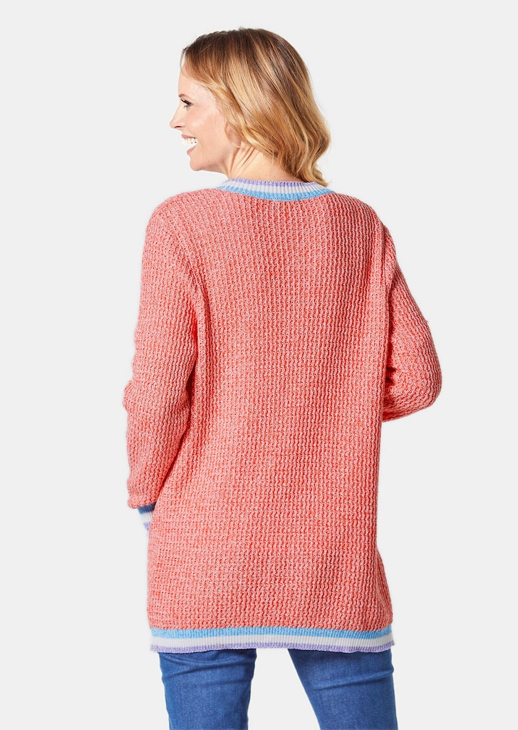 Strickjacke in raffinierter Struktur