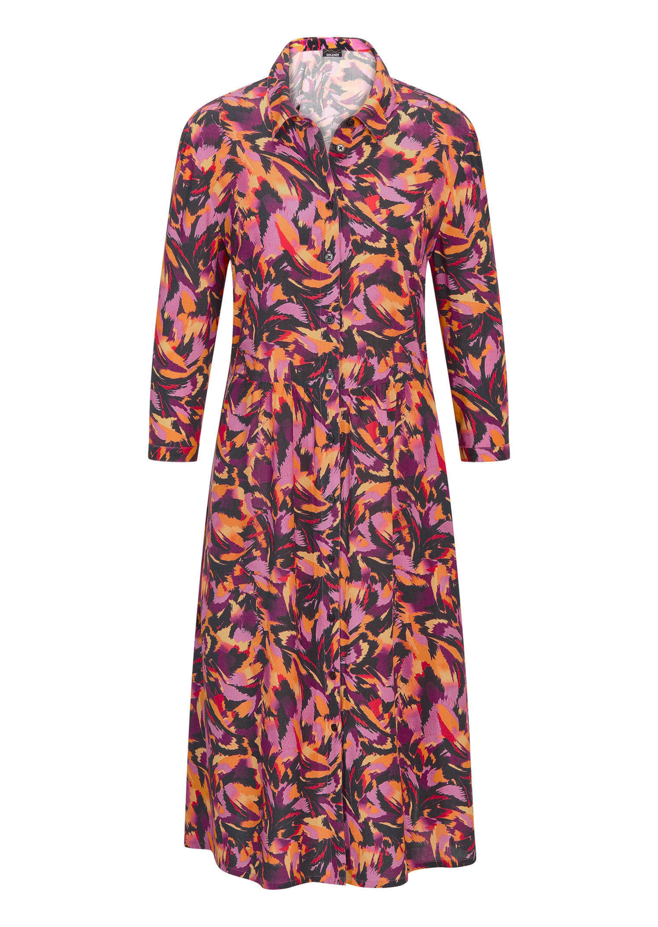 Robe-chemisier en pure viscose