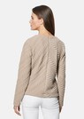 Sweatshirt en élégant jersey à texture en diagonale thumbnail 3