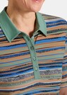 Geringeltes Poloshirt aus Viskose-Jersey thumbnail 5
