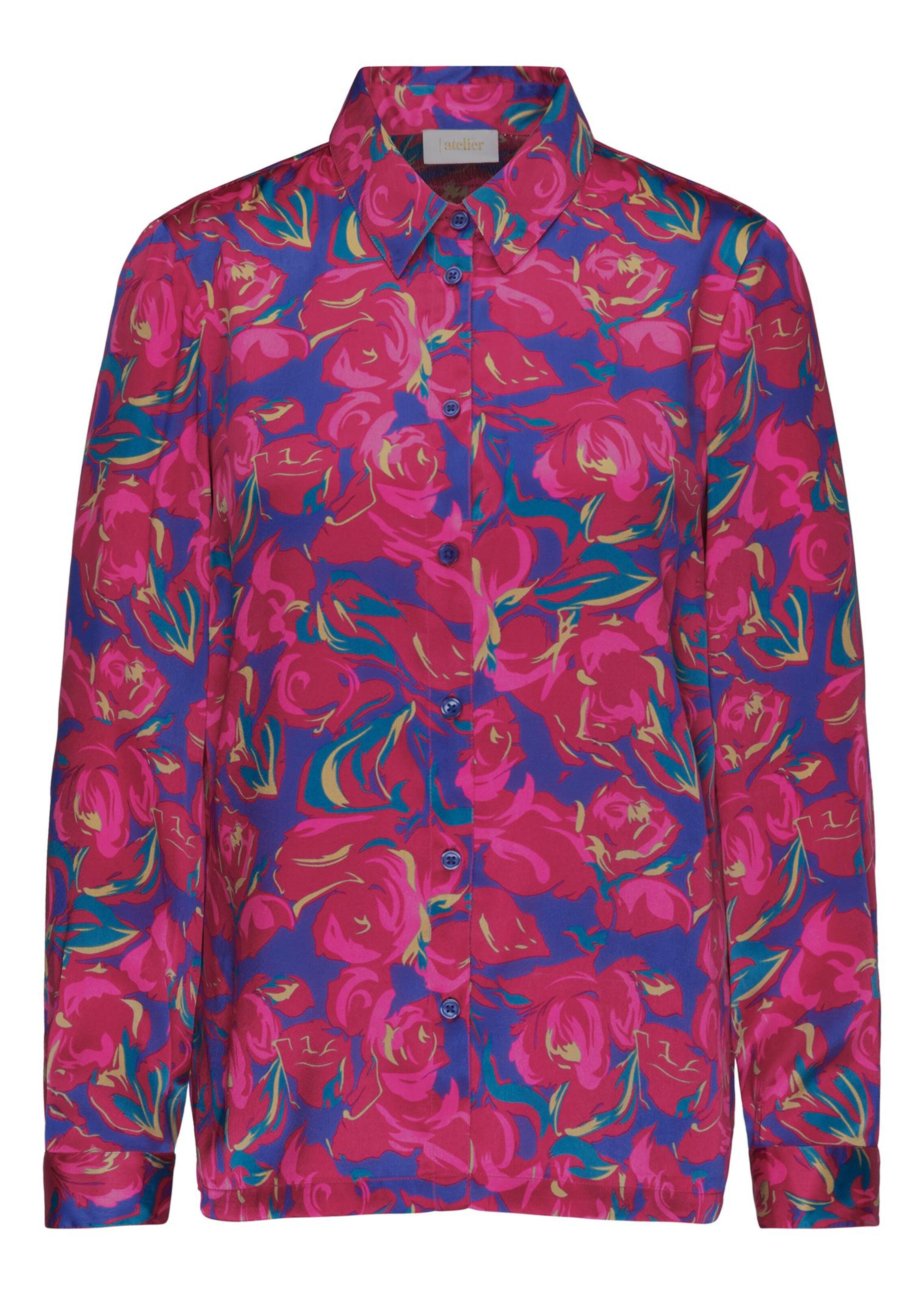 Chemisier - marine / fuchsia - Gr. 22 de Goldner Fashion