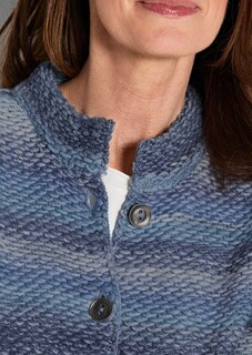 Strickjacke mit Multicolor Ringeloptik thumbnail 5