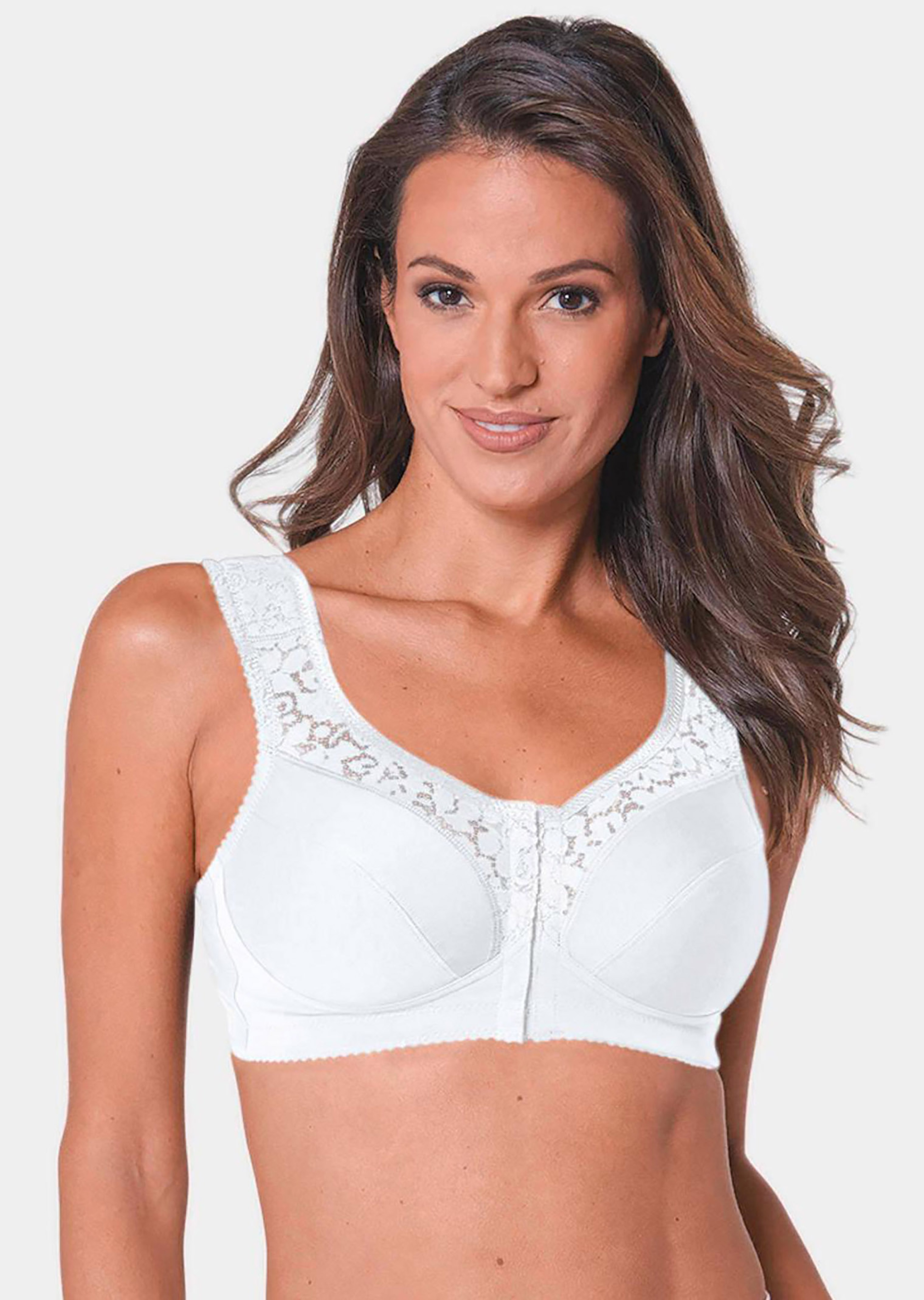 Soutien-gorge à bretelles larges et fermeture à l'avant