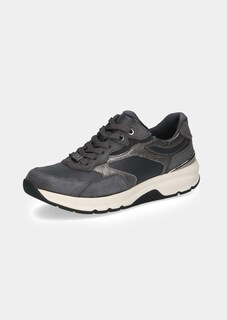 Sneakers en cuir brut et lisse avec amorti thumbnail 4