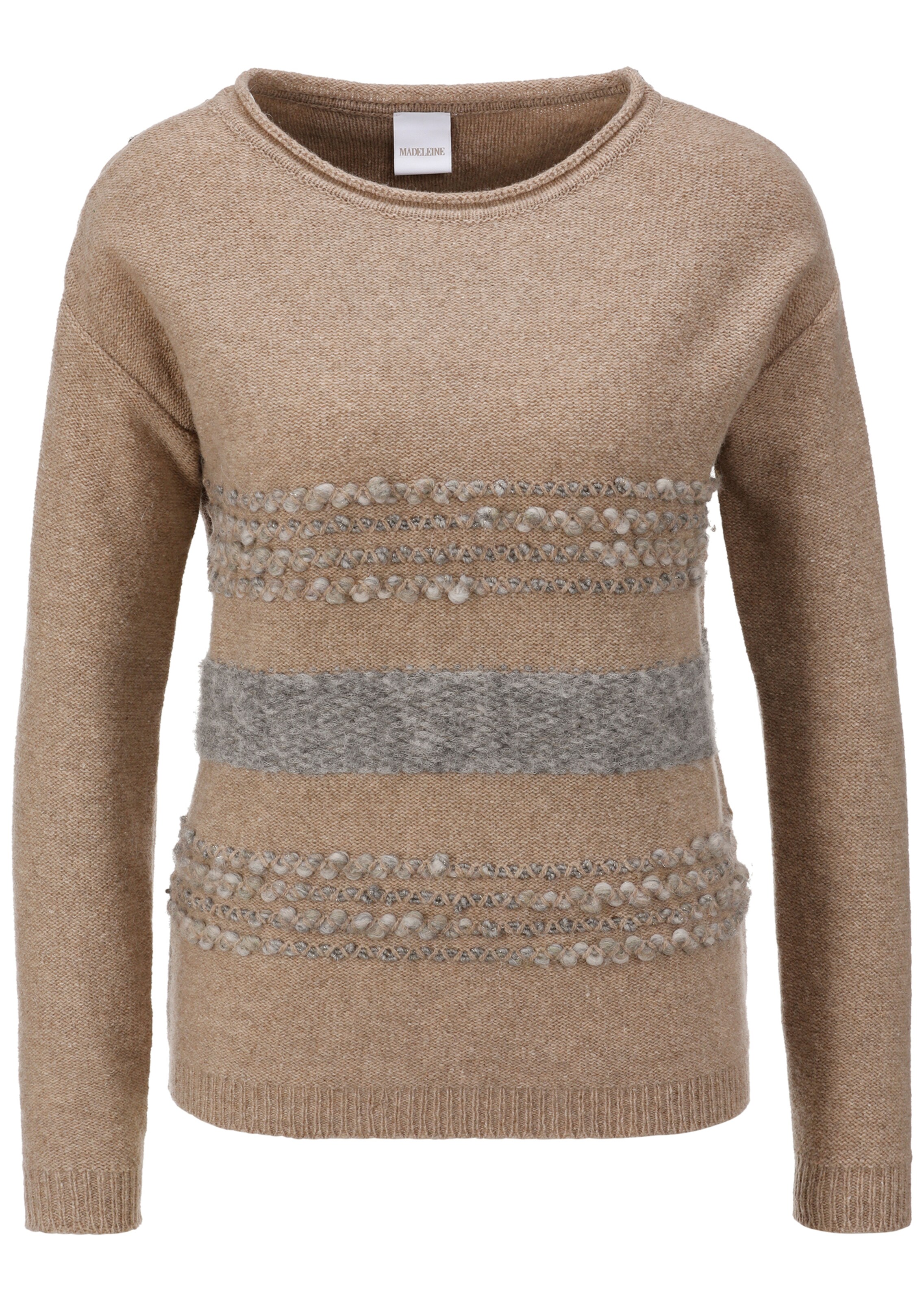 Strickpullover mit Struktur-Muster