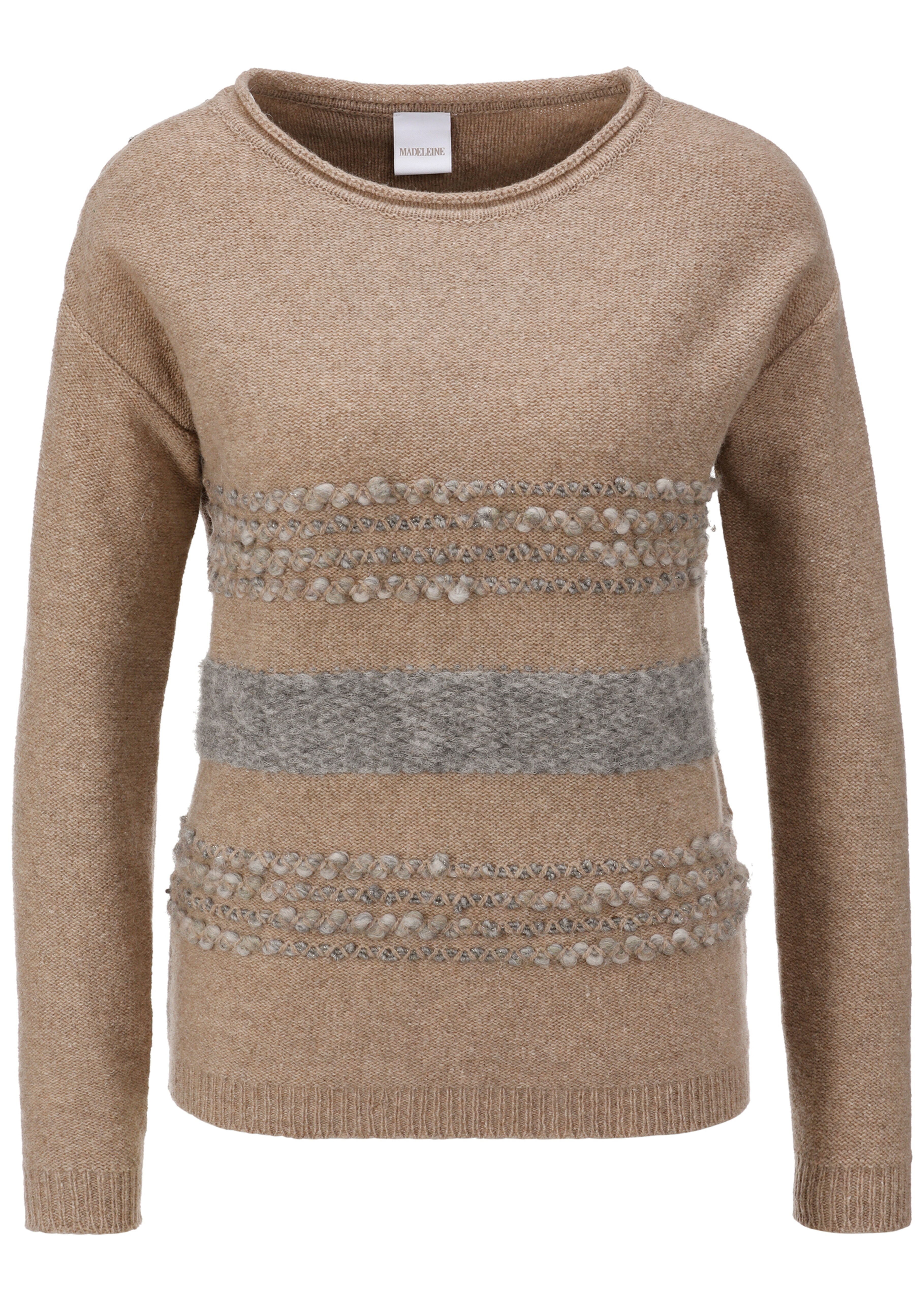 Strickpullover mit Struktur-Muster