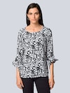 Druckbluse mit grafischem Dessin thumbnail 2