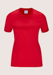 Blusenshirt aus Seide mit Rippenblenden thumbnail 6