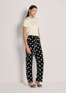 Polka-dot broek met wijde pijpen thumbnail 2