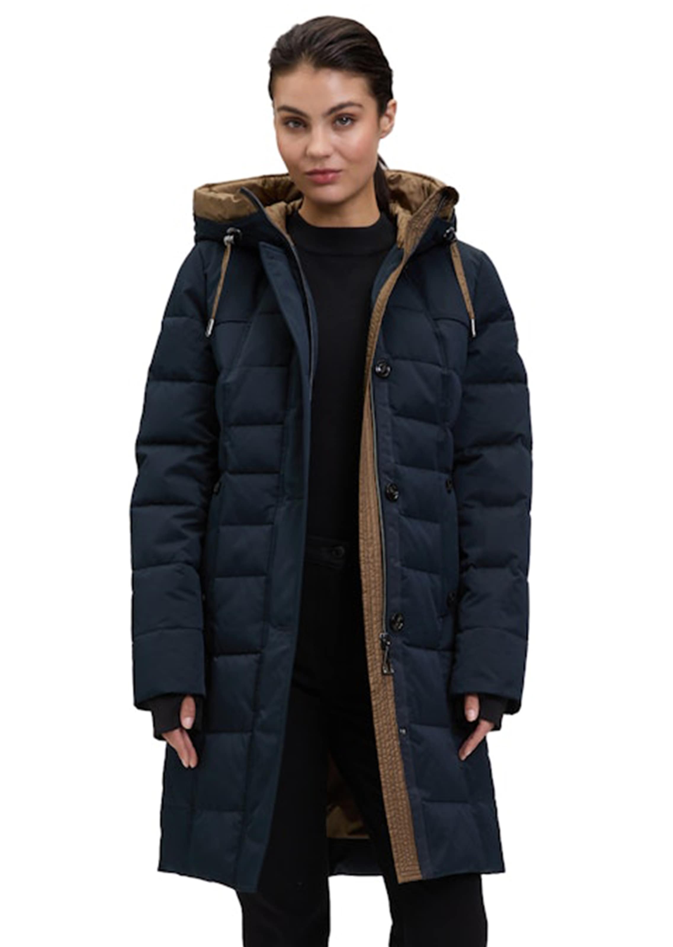 Manteau matelassée chaudement ouatiné avec capuche