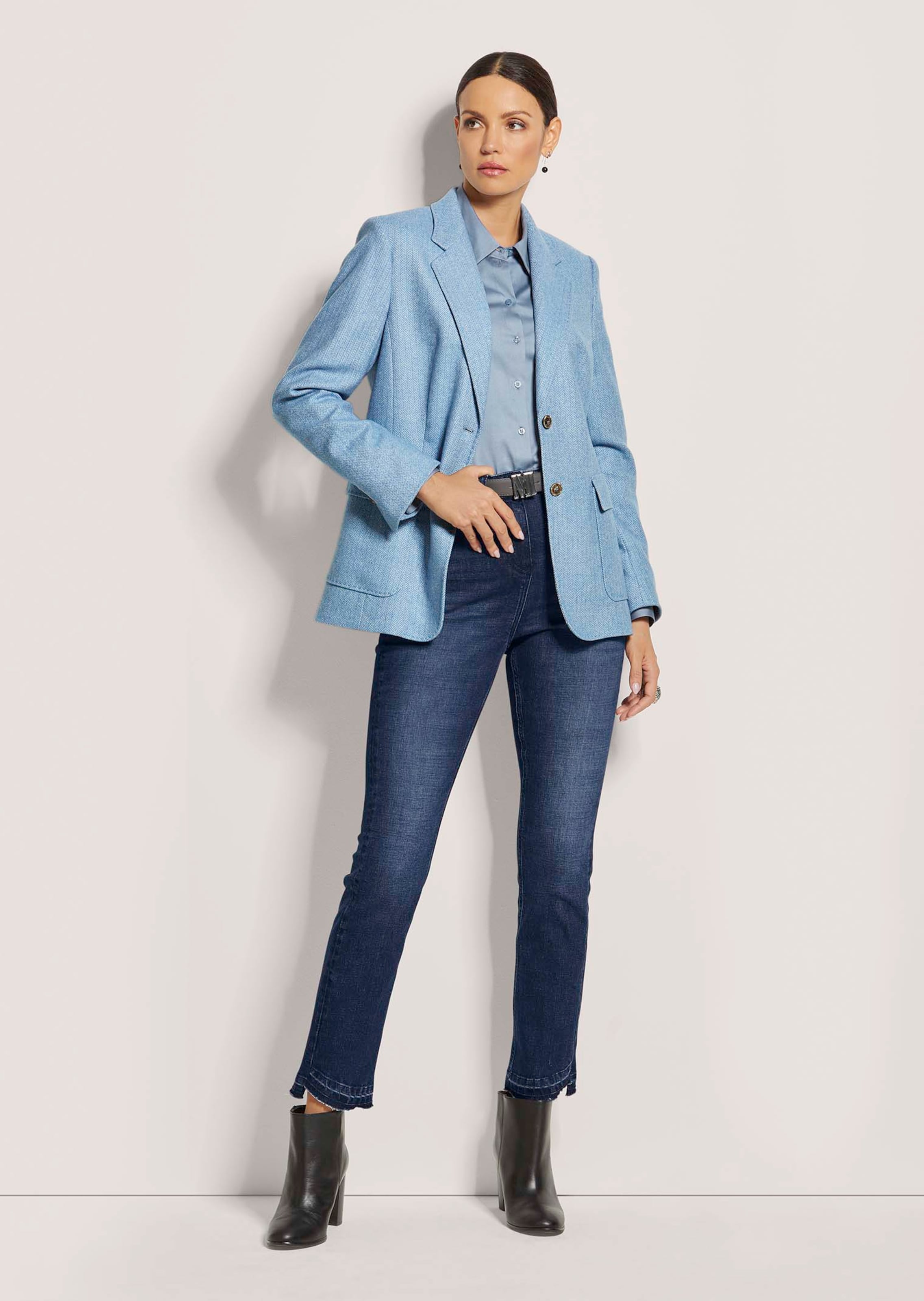 Veste Blazer Madeleine - Gris - Taille 34 - Occasion Très Bon état