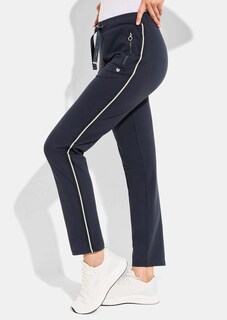 Freizeithose mit Glanzstreifen thumbnail 3