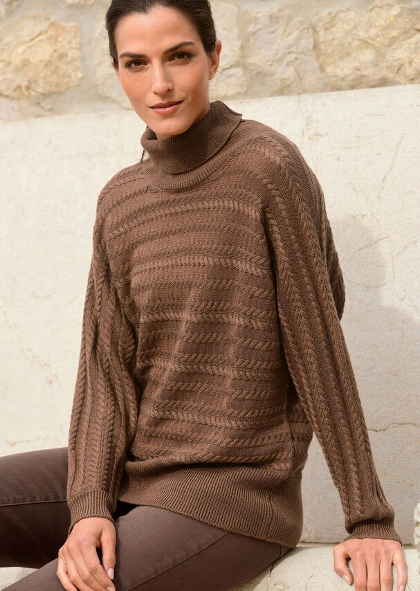 Pullover mit Fledermausärmeln 5