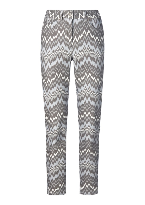 Bedruckte 5-Pocket-Jeans 5