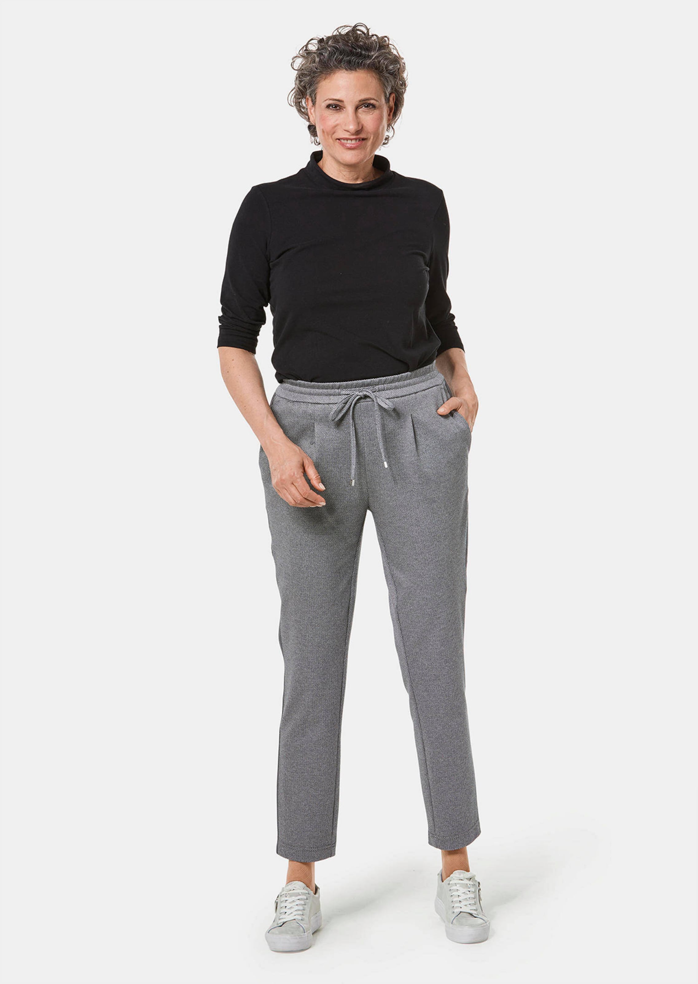 Confortable jegging LOUISA avec gallon mode - gris - Gr. 58 de Goldner Fashion